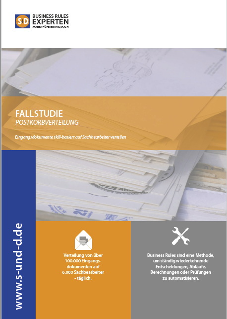 S&D Fallstudie Postkorbverteilung mit Business Rules